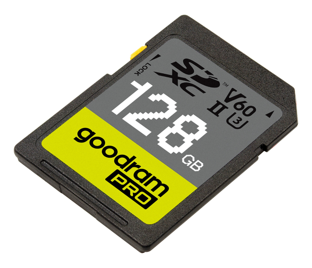 GOODRAM 128GB SDXC S6B0 PRO 265MB/s UHS-II U3 V60 - 1536616 - zdjęcie 2